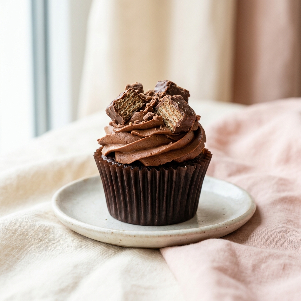 KitKat Crush Cupcake